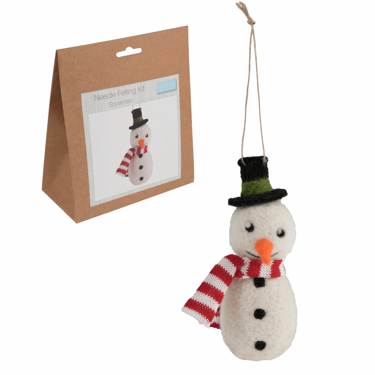 Trimits Needle Felting Kit: Snowman