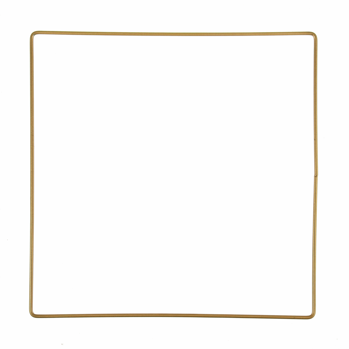 Craft Hoops: Square Frame: 20cm: Gold