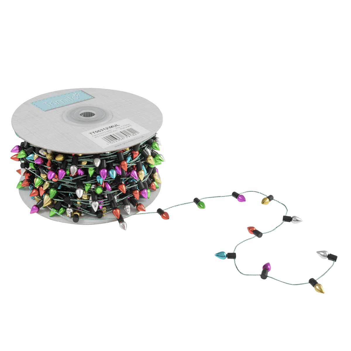 Christmas Trim: Christmas Lights Multi - 12mm (per metre)