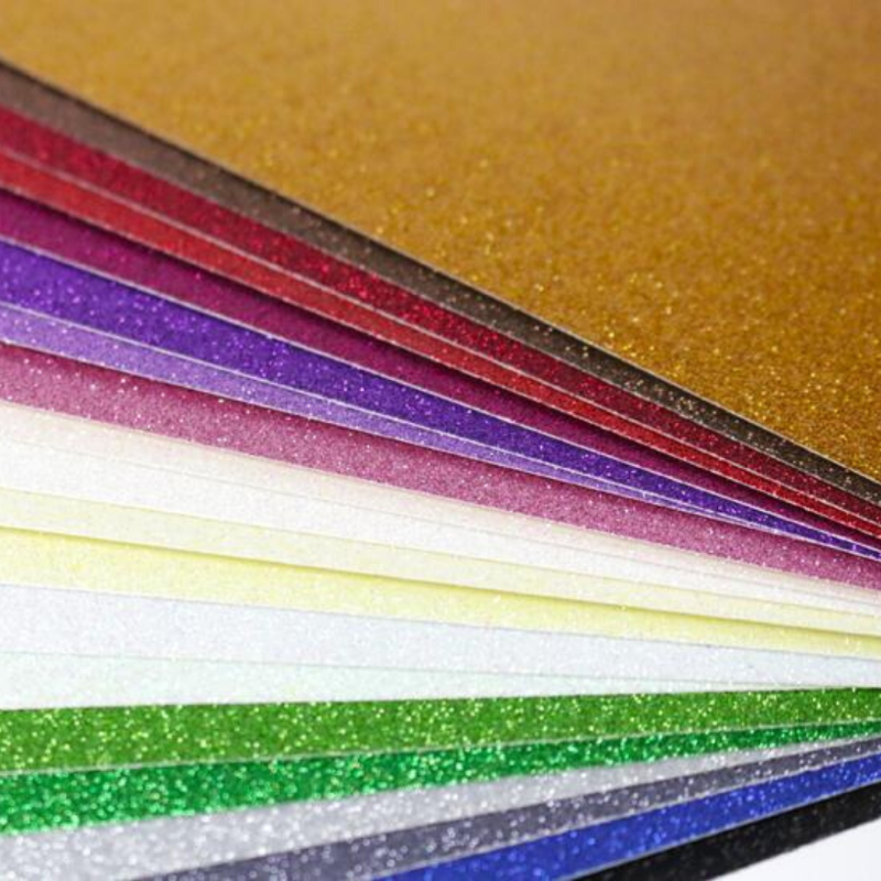 Dovecraft 220gsm A4 Glitter Card - per sheet