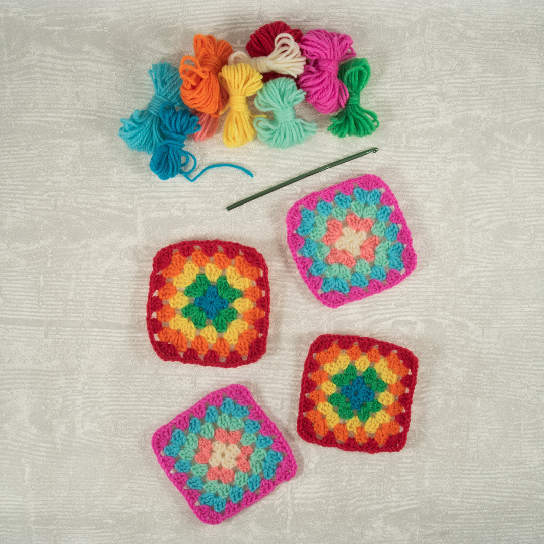 Trimits My First Crochet Kit: Granny Squares