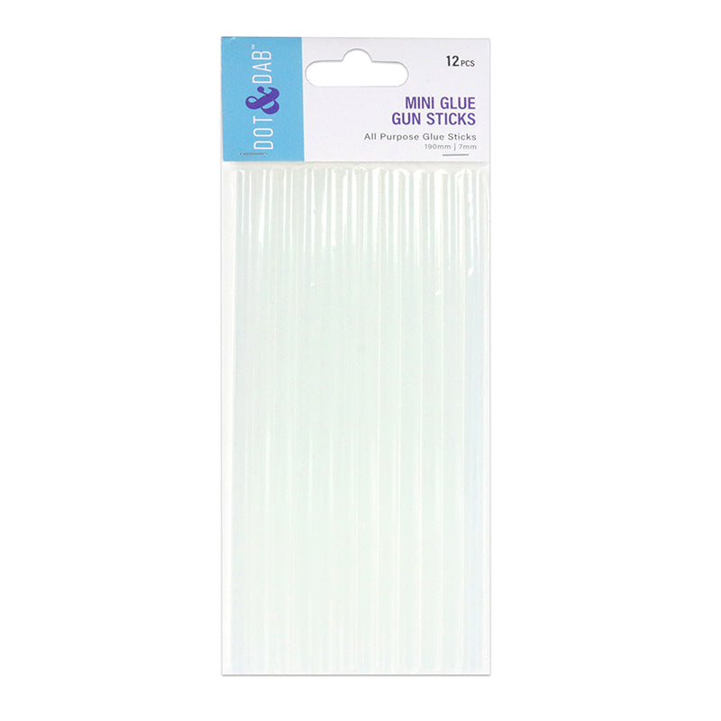 Dot & Dab Mini Glue Gun Sticks - 12pk