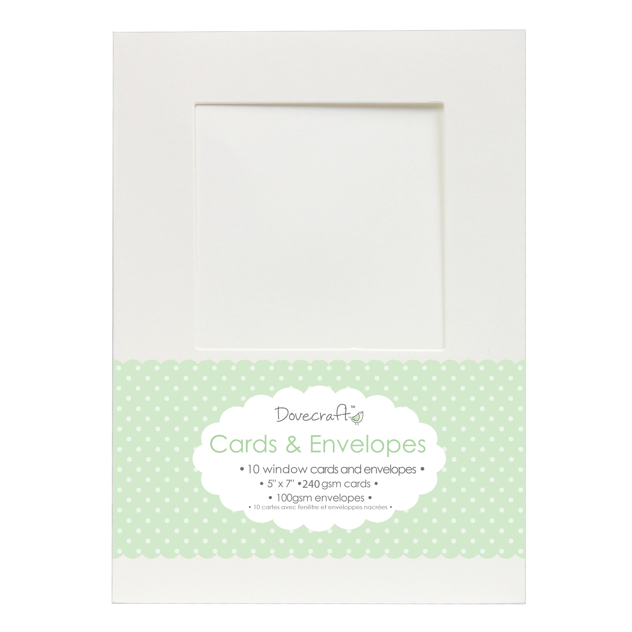 Dovecraft Cards & Envelopes - Window Aperture