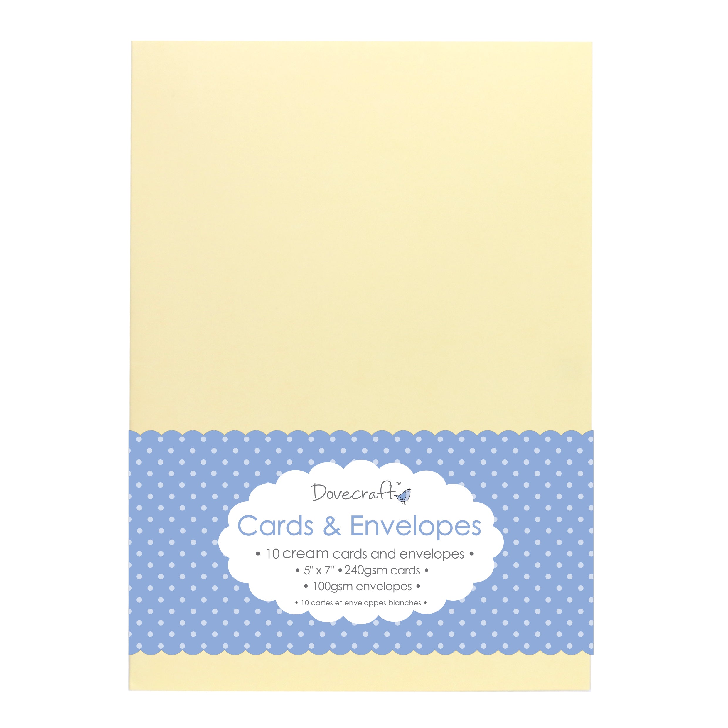 Dovecraft Cards & Envelopes - Cream