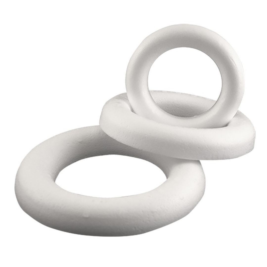 Polystyrene Foam 'Half' Ring - each