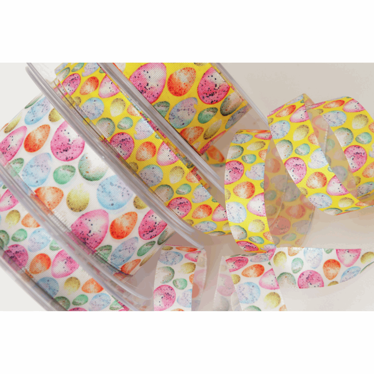 Berisfords Ribbon: Egg Hunt: White | Buy Online from The Home Crafters