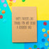 Bettie Confetti Funny Father's Day Card - Deadbeat Dad | Buy Online from The Home Crafters