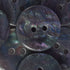Buttons - 18mm 2 - hole Marled Dome - Black | Buy Online from The Home Crafters