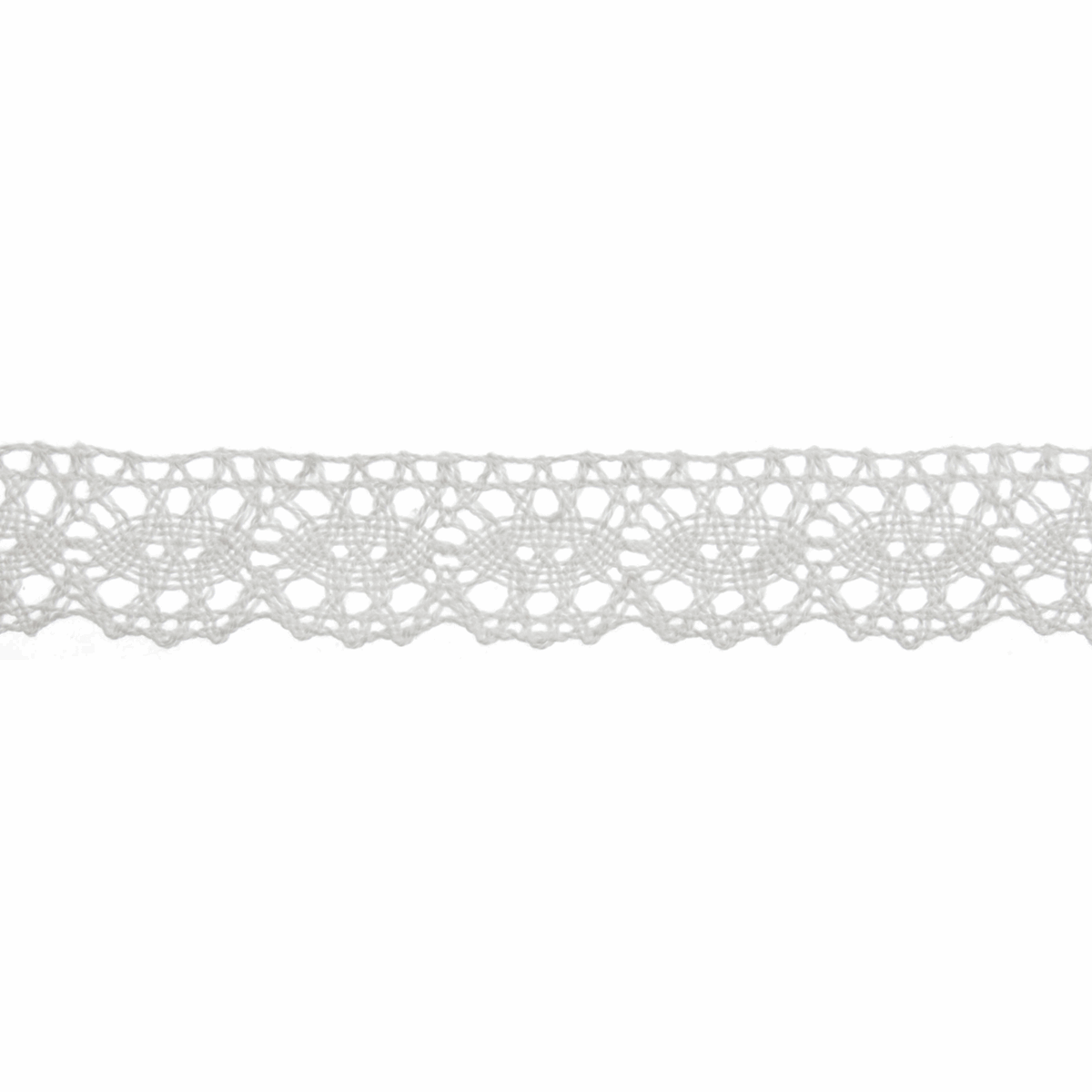 Cotton Lace: 20mm: White | Buy Online from The Home Crafters