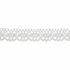Cotton Lace: 20mm: White | Buy Online from The Home Crafters