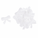 Craft Embellishments: Flat Satin Bows: White - Pack of 70 | Buy Online from The Home Crafters