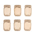 Craft Embellishments: Wooden Jars - 12pk | Buy Online from The Home Crafters