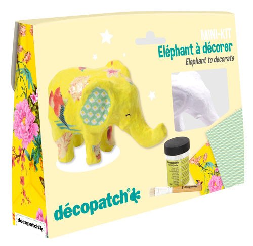 Decopatch Mini Kit - Elephant | Buy Online from The Home Crafters