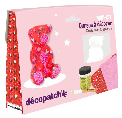 Decopatch Mini Kit - Teddy Bear | Buy Online from The Home Crafters