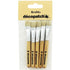 Decopatch no.5 Hog Bristle Paste Brushes - 5pk | Buy Online from The Home Crafters