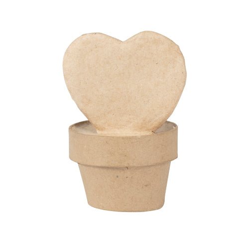 Decopatch Small Shape - Mini Heart Plant | Buy Online from The Home Crafters