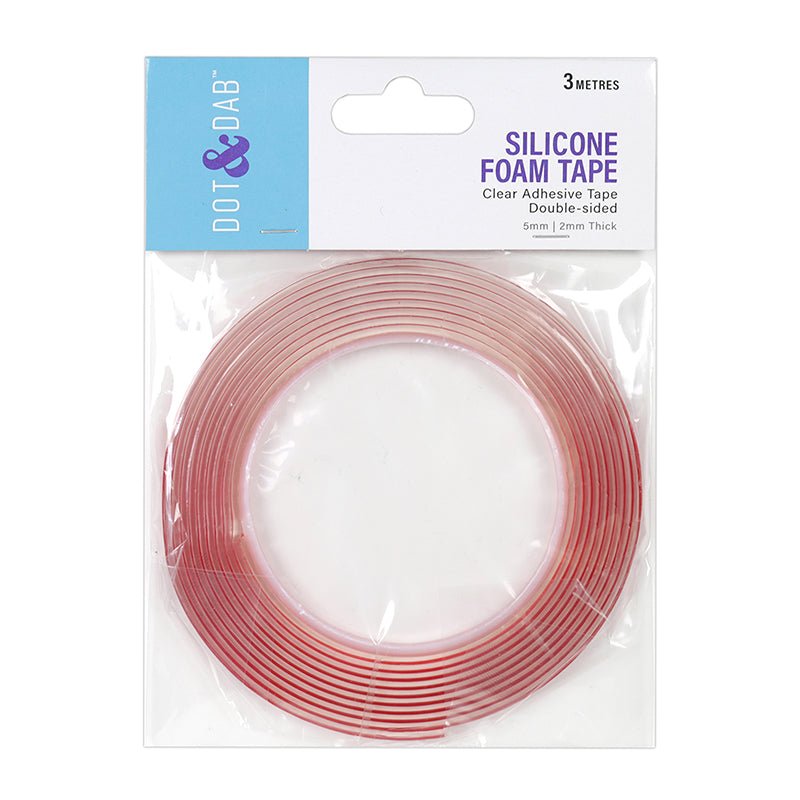 Dot & Dab Silicone Foam Tape | Buy Online from The Home Crafters