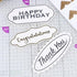 Dovecraft Die Cut Sentiment Toppers - 12pk | Buy Online from The Home Crafters