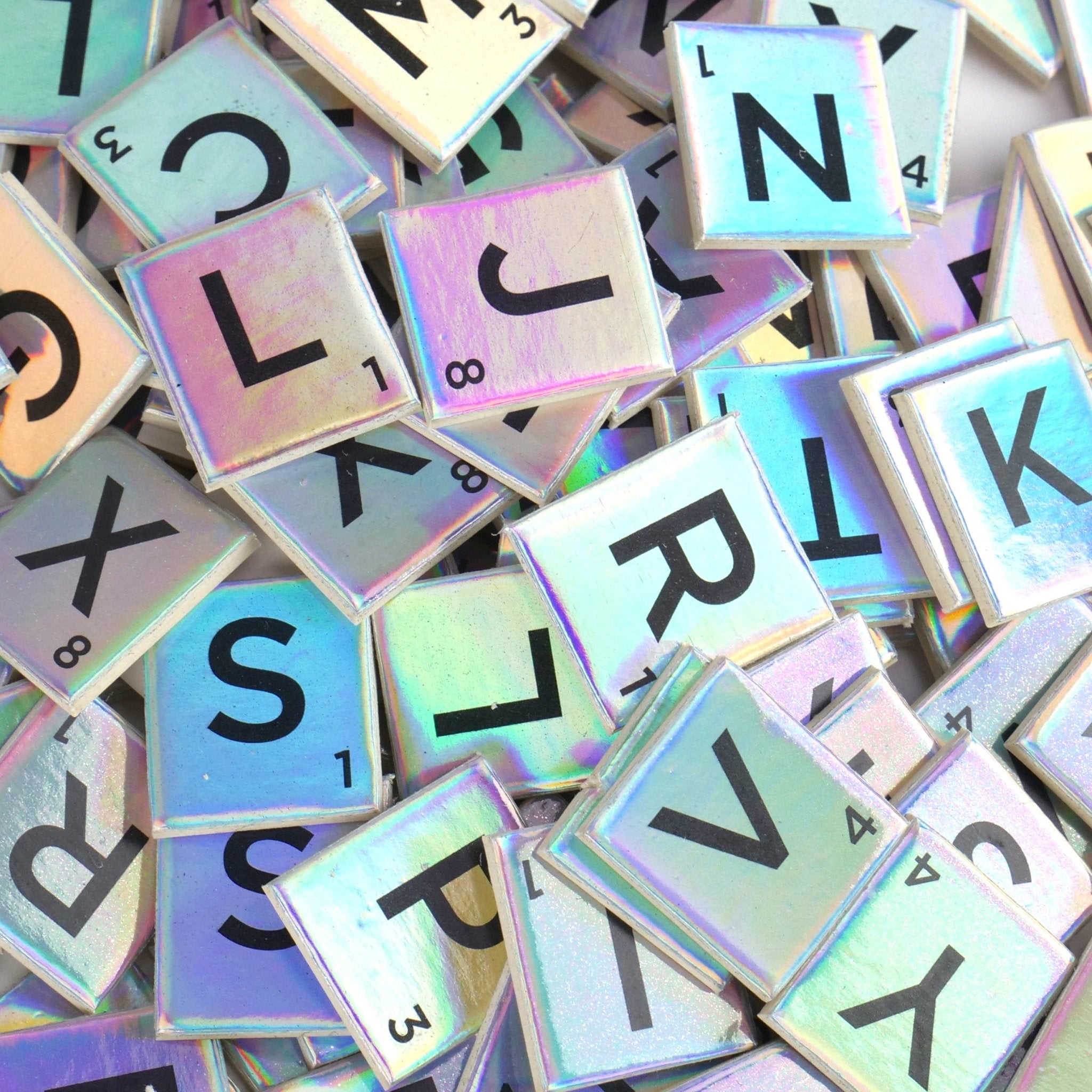 Dovecraft Metallic Letter Tiles - 150pc | Buy Online from The Home Crafters