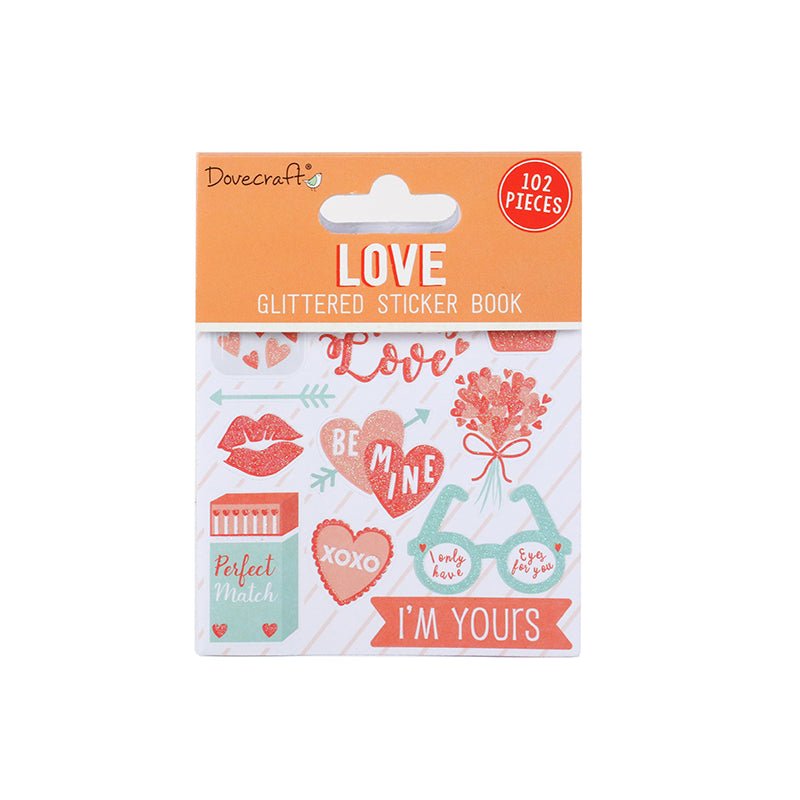 Dovercraft Sticker Book - Love | Buy Online from The Home Crafters