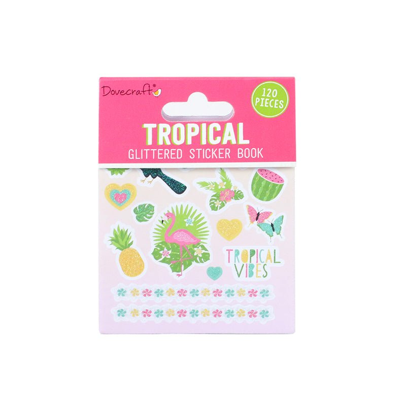 Dovercraft Sticker Book - Tropical | Buy Online from The Home Crafters