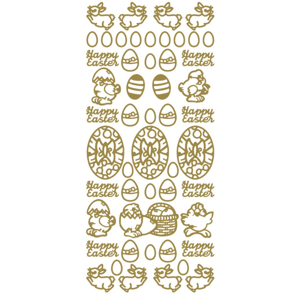 Easter Festive Peel Off Stickers for Card Making | Buy Online from The Home Crafters