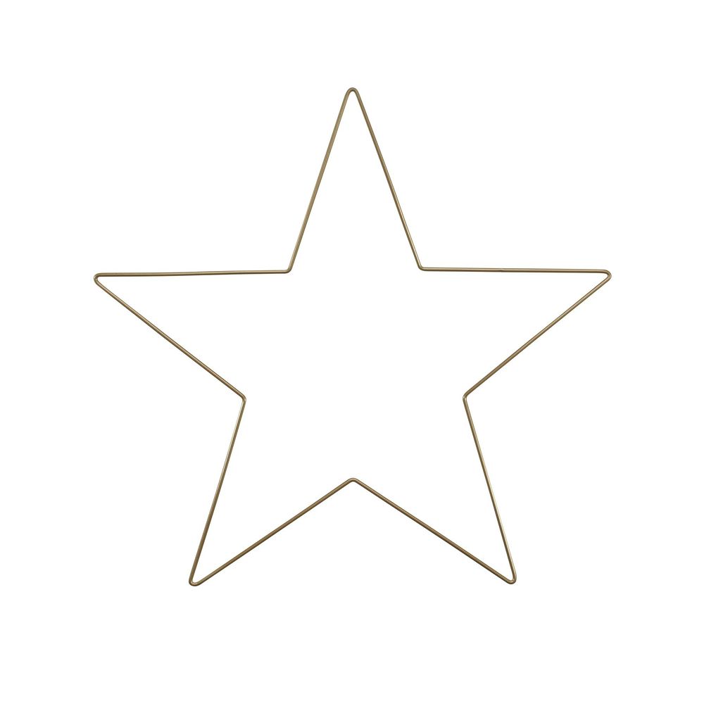 Flat Star Shaped Metal Wire Wreath Frame | Buy Online from The Home Crafters