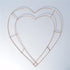 Flat Wire Heart Wreath Frame | Buy Online from The Home Crafters