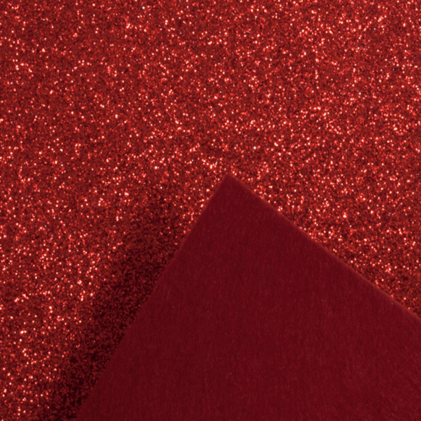 Glitter Felt Sheet 30 x 23cm: Firm - Various Colours | Buy Online from The Home Crafters