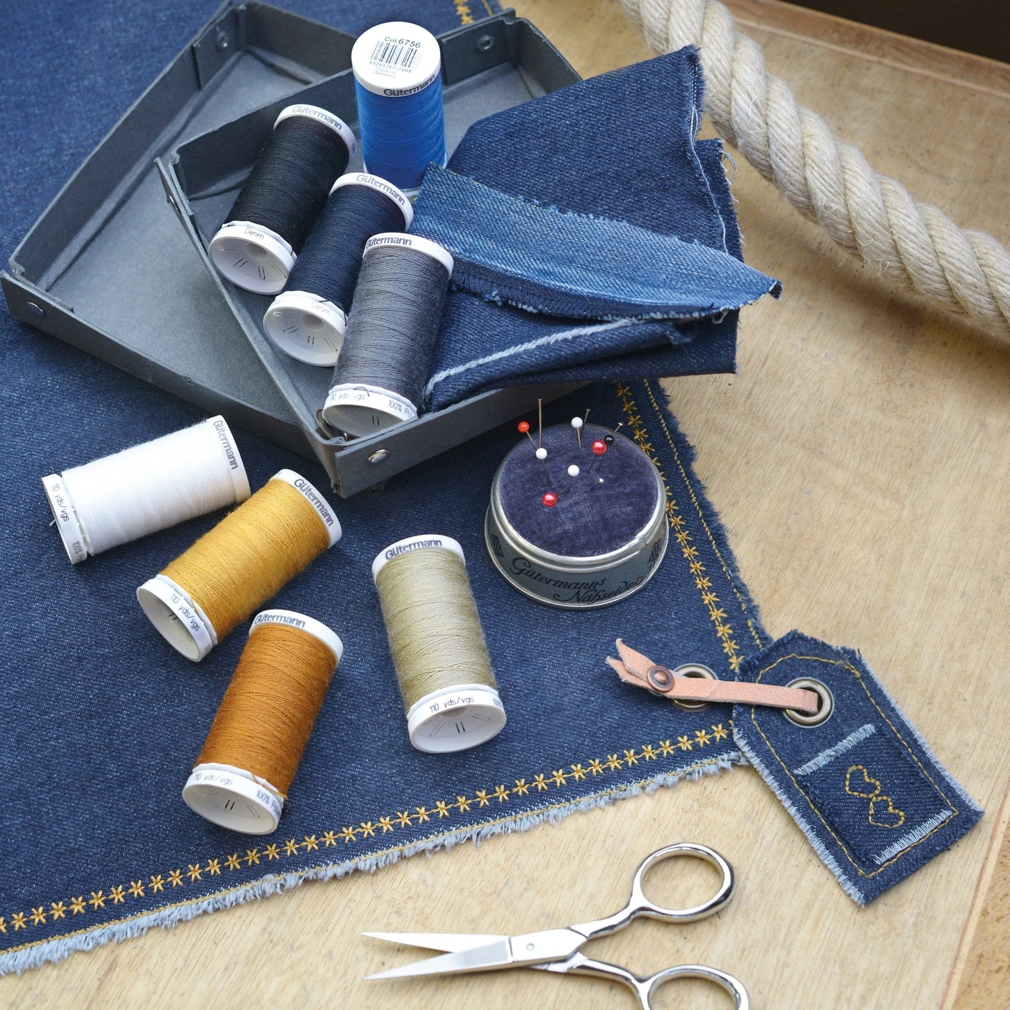 Gütermann Denim Thread 100m | Buy Online from The Home Crafters