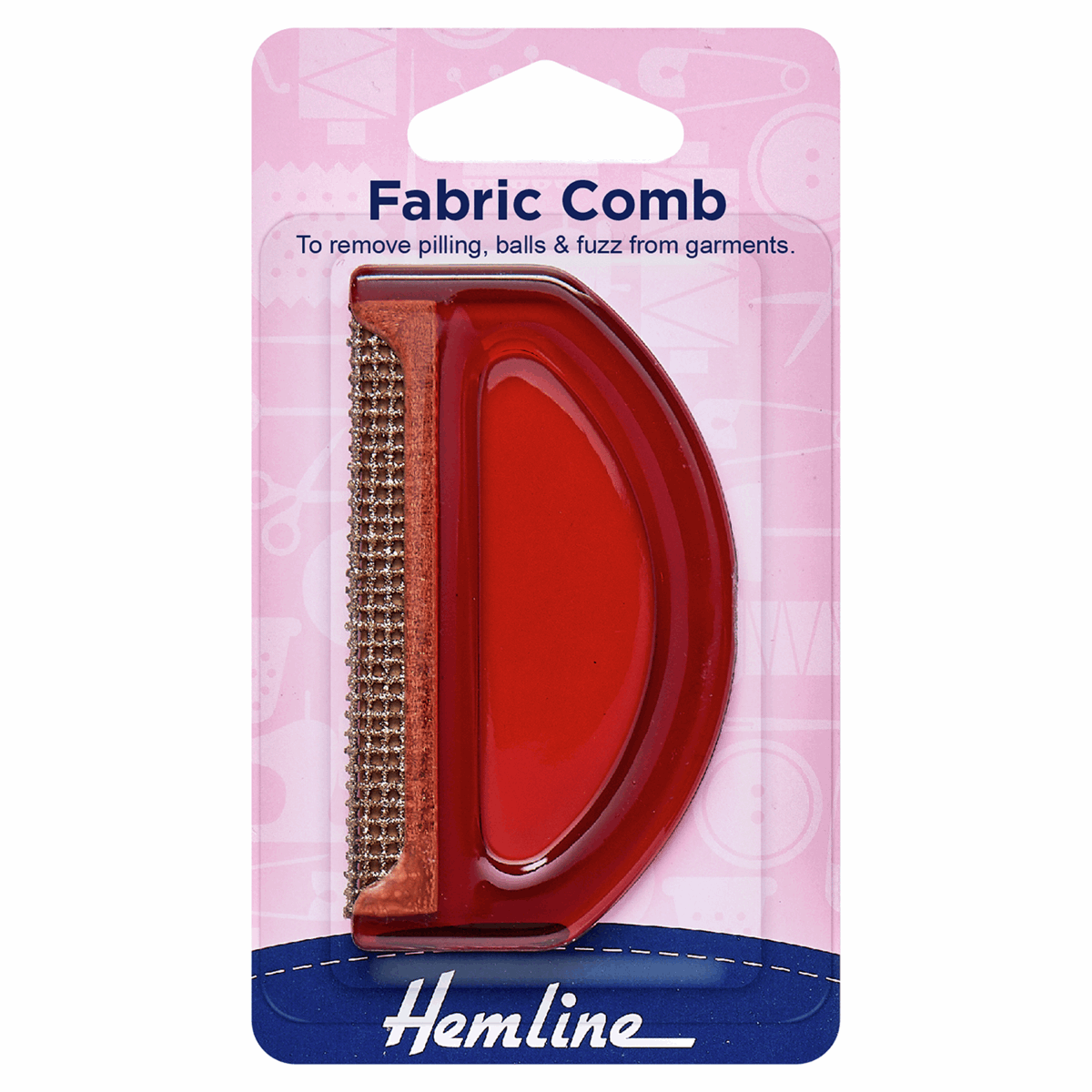 Hemline Fabric Comb: Plastic Teeth