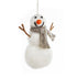 Handmade Felt Decoration - Norman the Snowman