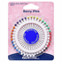 Hemline Berry Pins: Nickel - 34mm 40pcs | Buy Online from The Home Crafters