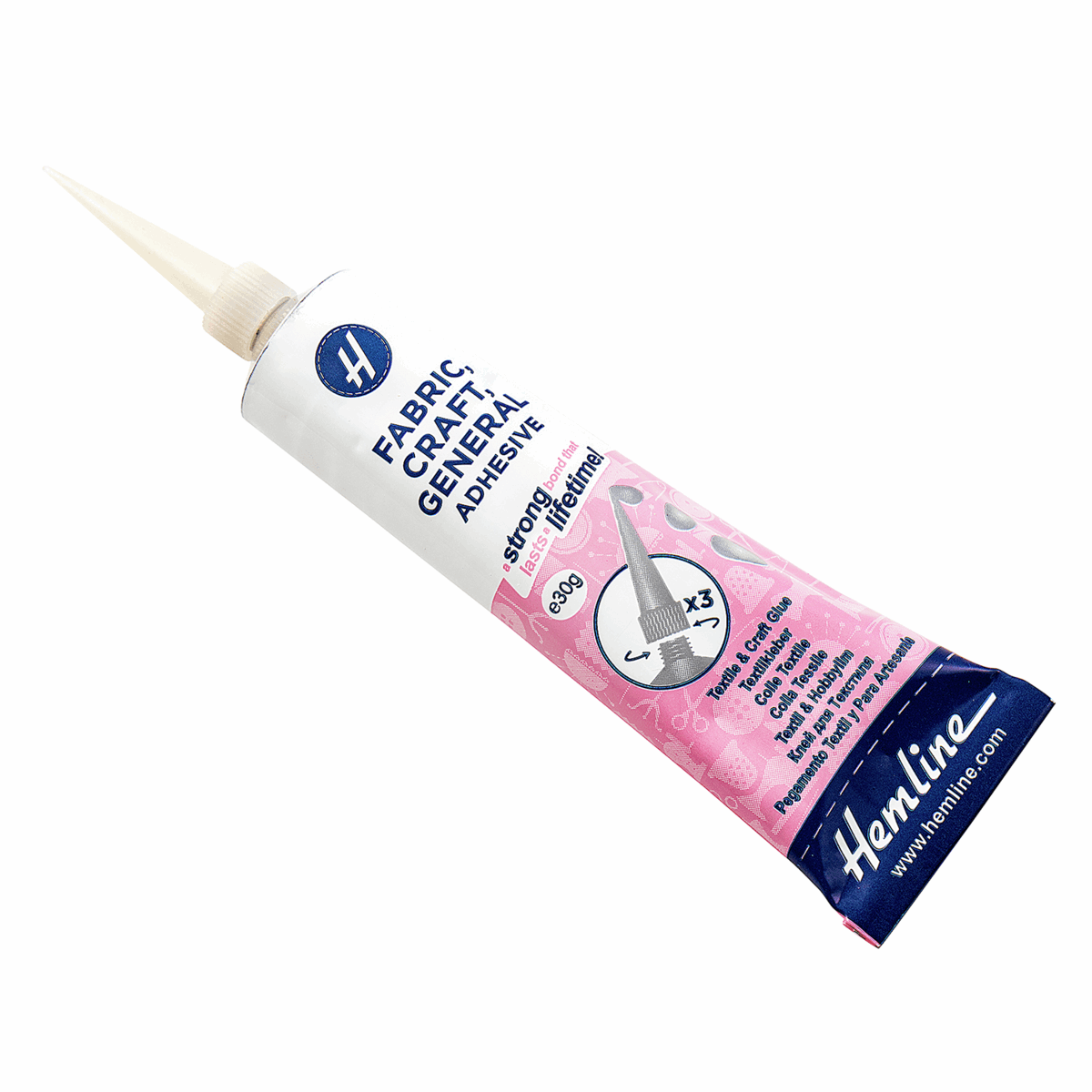 Hemline: Fabric, Craft and General Purpose Glue - 30g | Buy Online from The Home Crafters