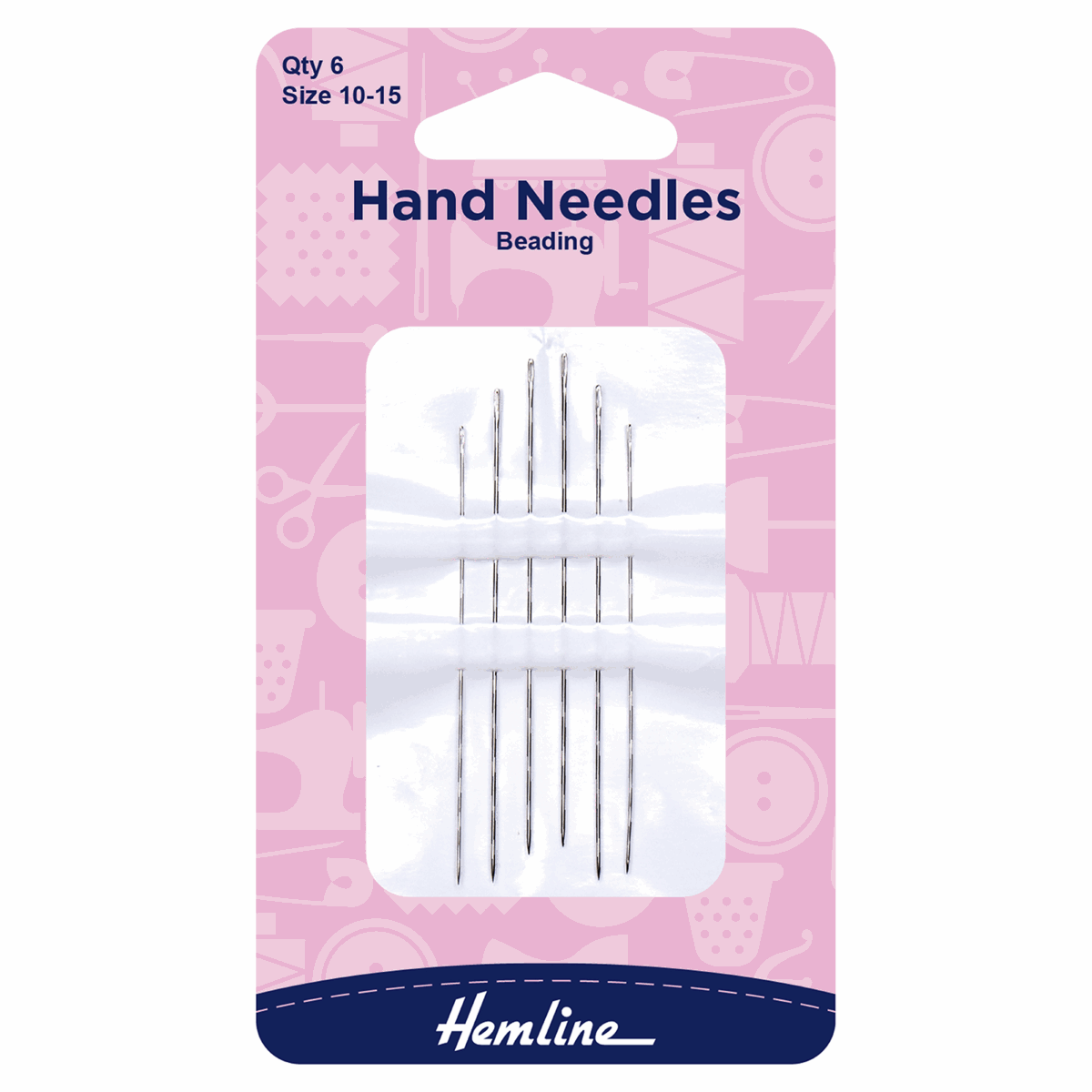Hemline Hand Sewing Needles: Beading: Size 10 - 15 | Buy Online from The Home Crafters