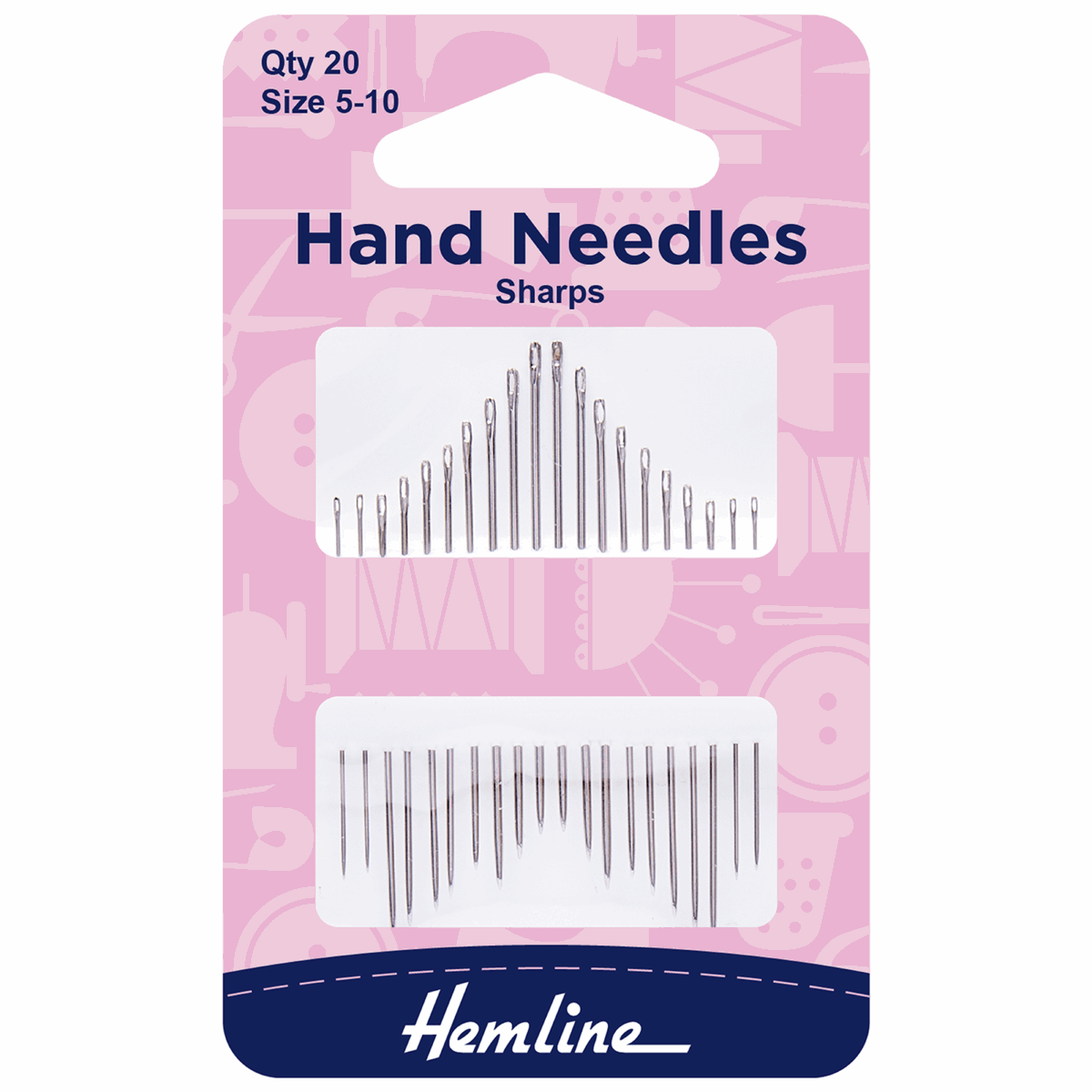 Hemline Hand Sewing Needles: Sharps: Size 5 - 10 | Buy Online from The Home Crafters