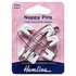 Hemline Nappy Pins: 56mm - 6pc | Buy Online from The Home Crafters