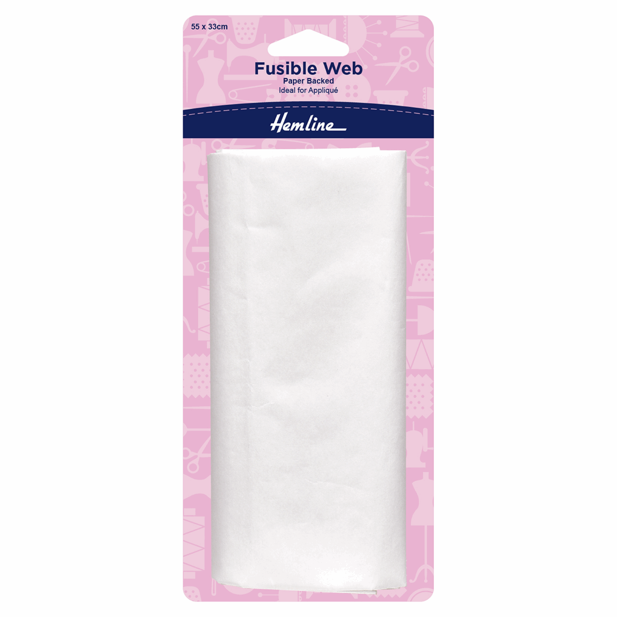 Hemline Paper Backed Fusible Web - 45 x 40cm | Buy Online from The Home Crafters