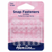 Hemline Sew On Snap Fasteners: Clear (Invisible) - 7mm | Buy Online from The Home Crafters