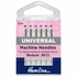Hemline Universal Sewing Machine Needles: Medium 80/12 - 6pk | Buy Online from The Home Crafters