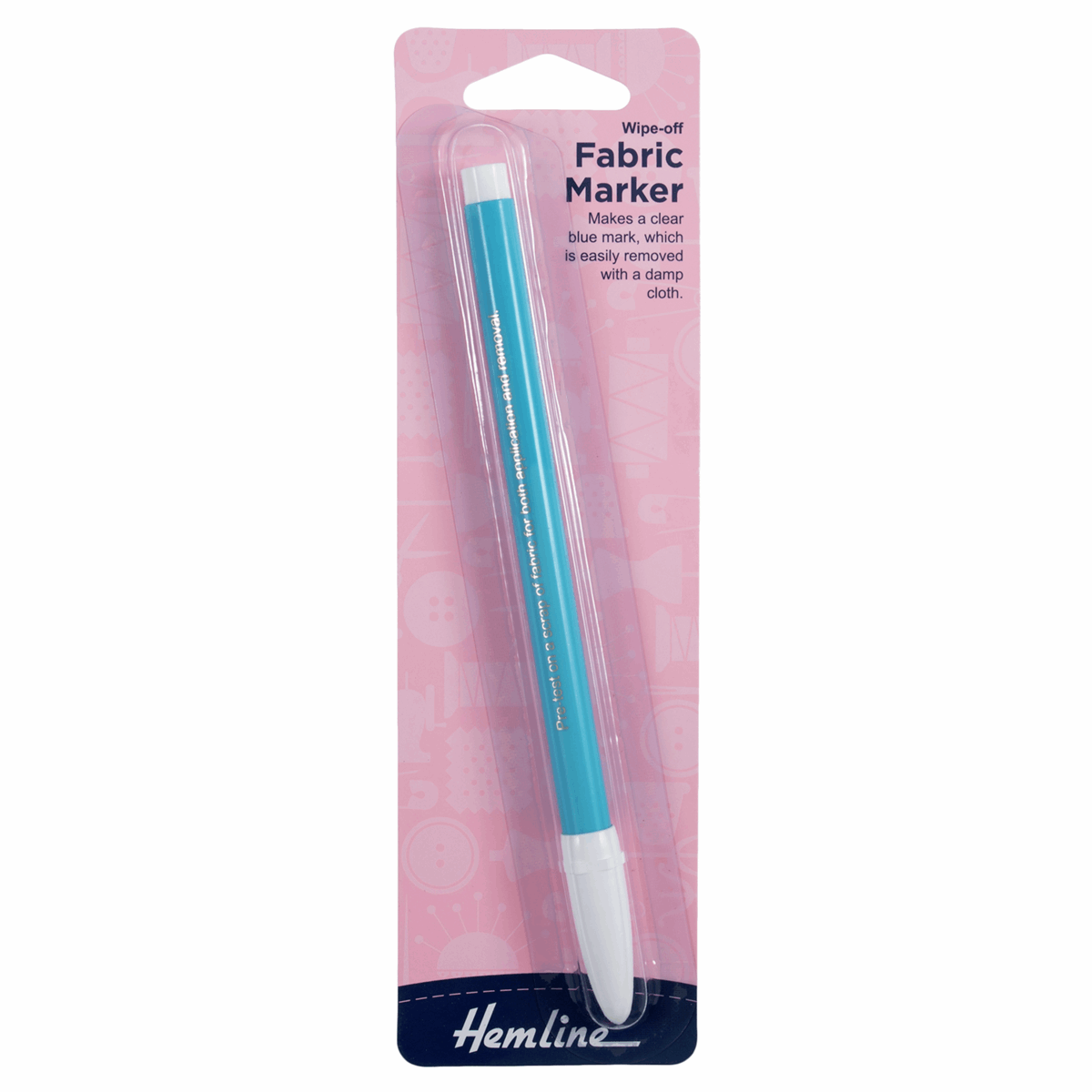 Hemline Wipe Off/Wash Out Fabric Marker Pen | Buy Online from The Home Crafters