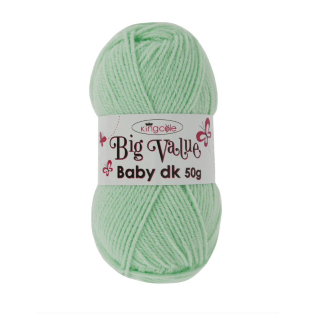 King Cole Big Value Baby Double Knit Yarn - 50g | Buy Online from The Home Crafters