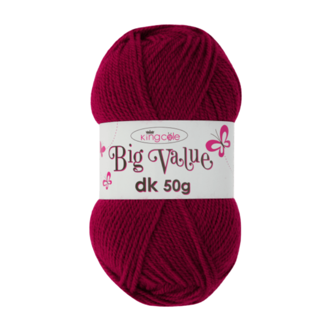 King Cole Big Value Double Knit Yarn - 50g | Buy Online from The Home Crafters