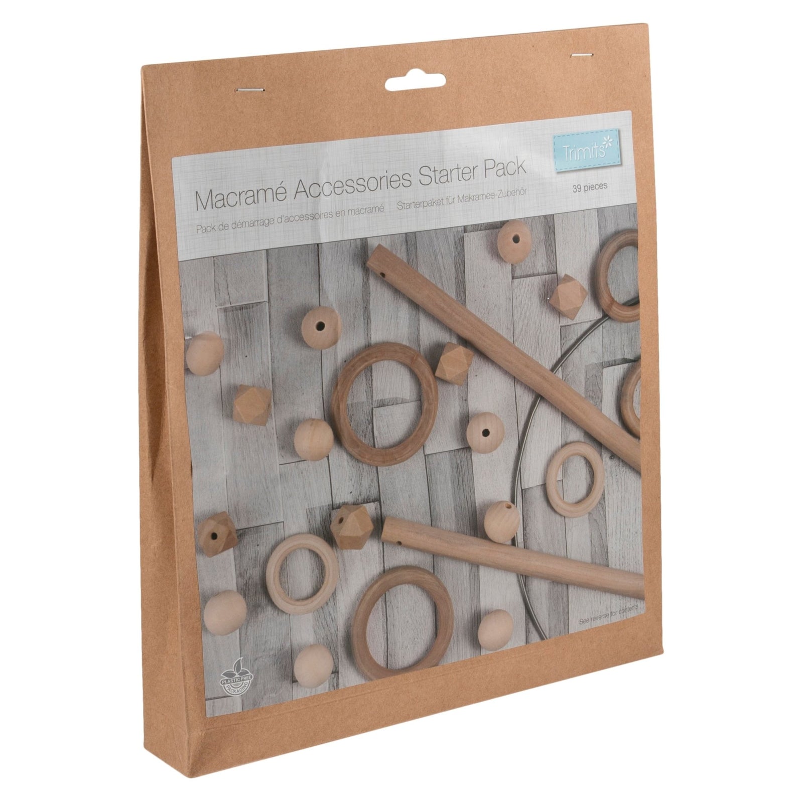 Macramé Accessories Starter Pack - 39 pieces | Buy Online from The Home Crafters