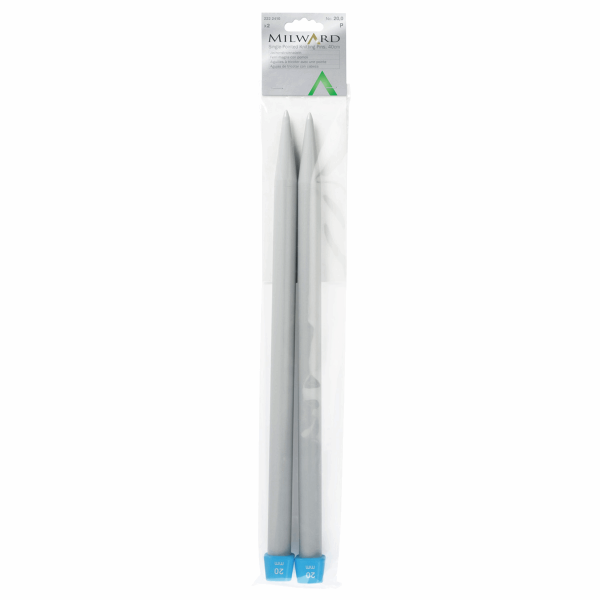 Milward Extra Heavy Gauge Knitting Pins - 40cm | Buy Online from The Home Crafters