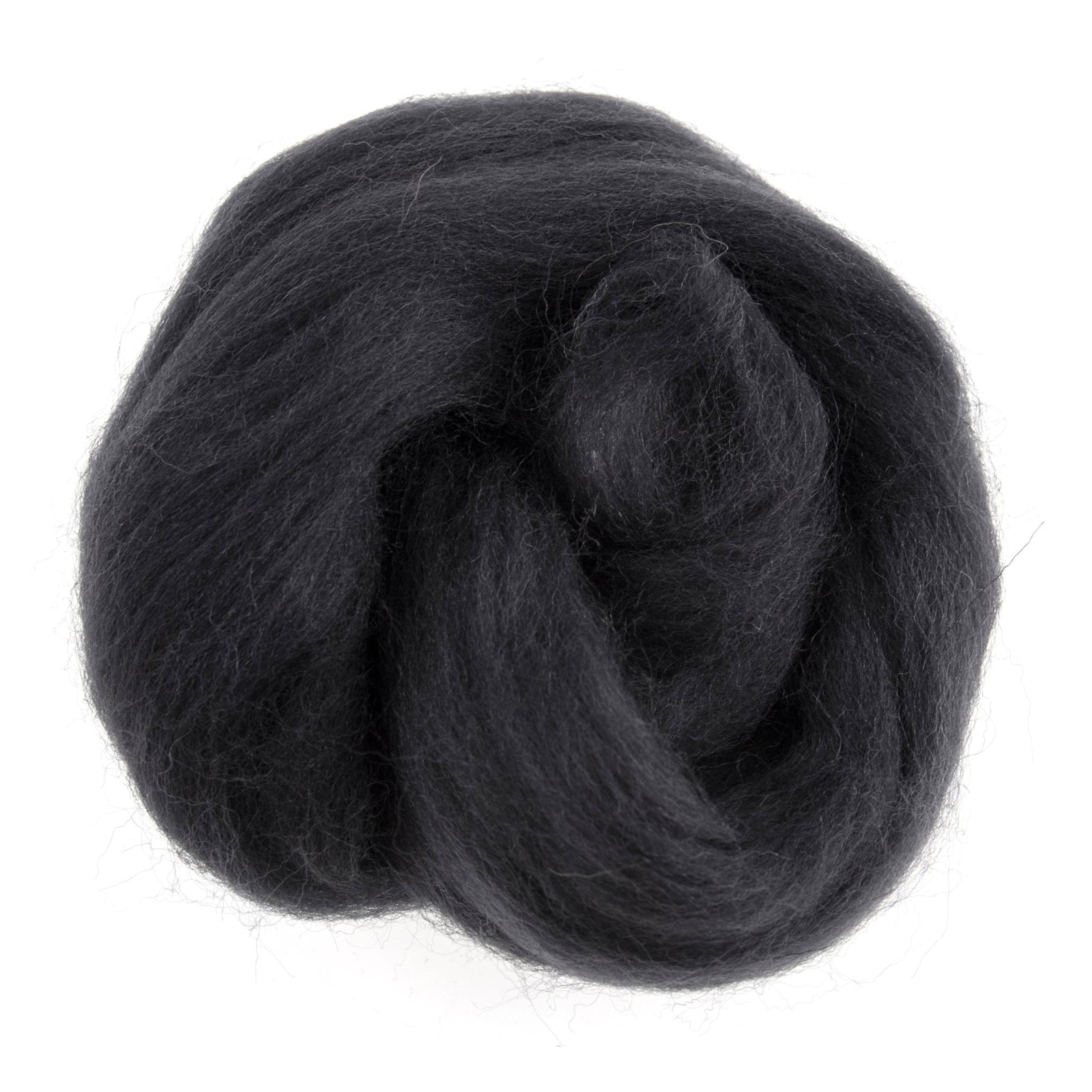 Natural Wool Roving: 10g: Graphite | Buy Online from The Home Crafters