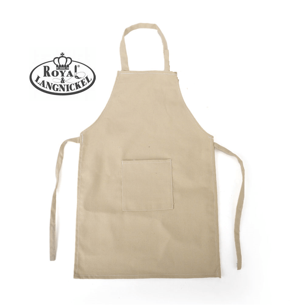 Nylon Canvas Artist's Apron - Beige | Buy Online from The Home Crafters