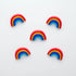 Nylon Rainbow Stripe Button - 25mm | Buy Online from The Home Crafters
