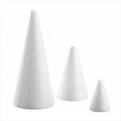Polystyrene Foam Cone - each | Buy Online from The Home Crafters