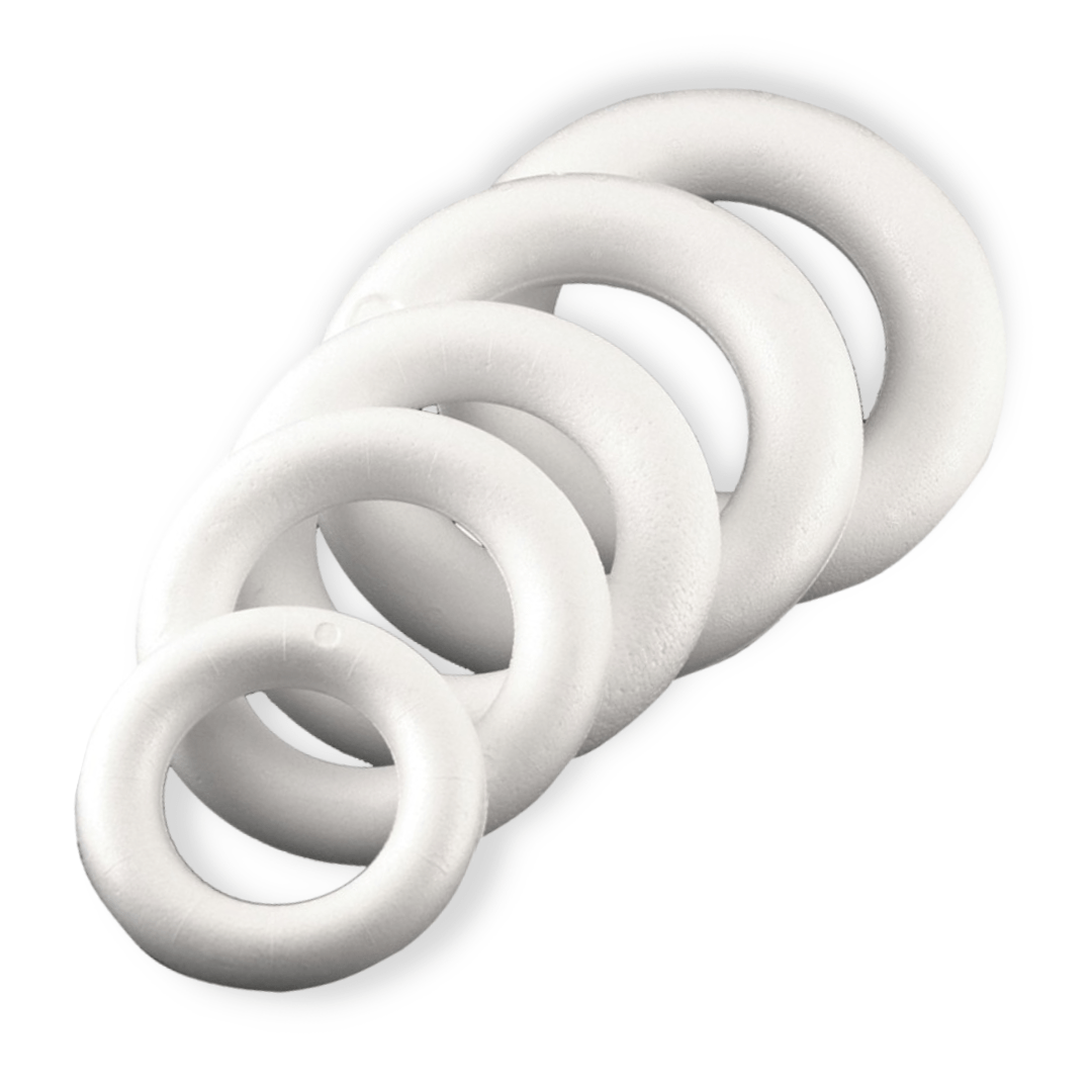 Polystyrene Foam Ring - each | Buy Online from The Home Crafters